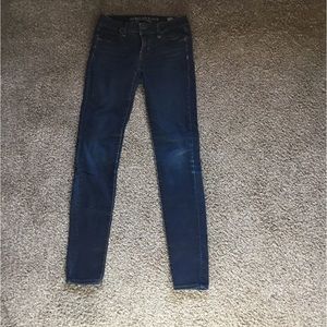 AEO Super Stretch Denim Cigarette Jean Jeggings